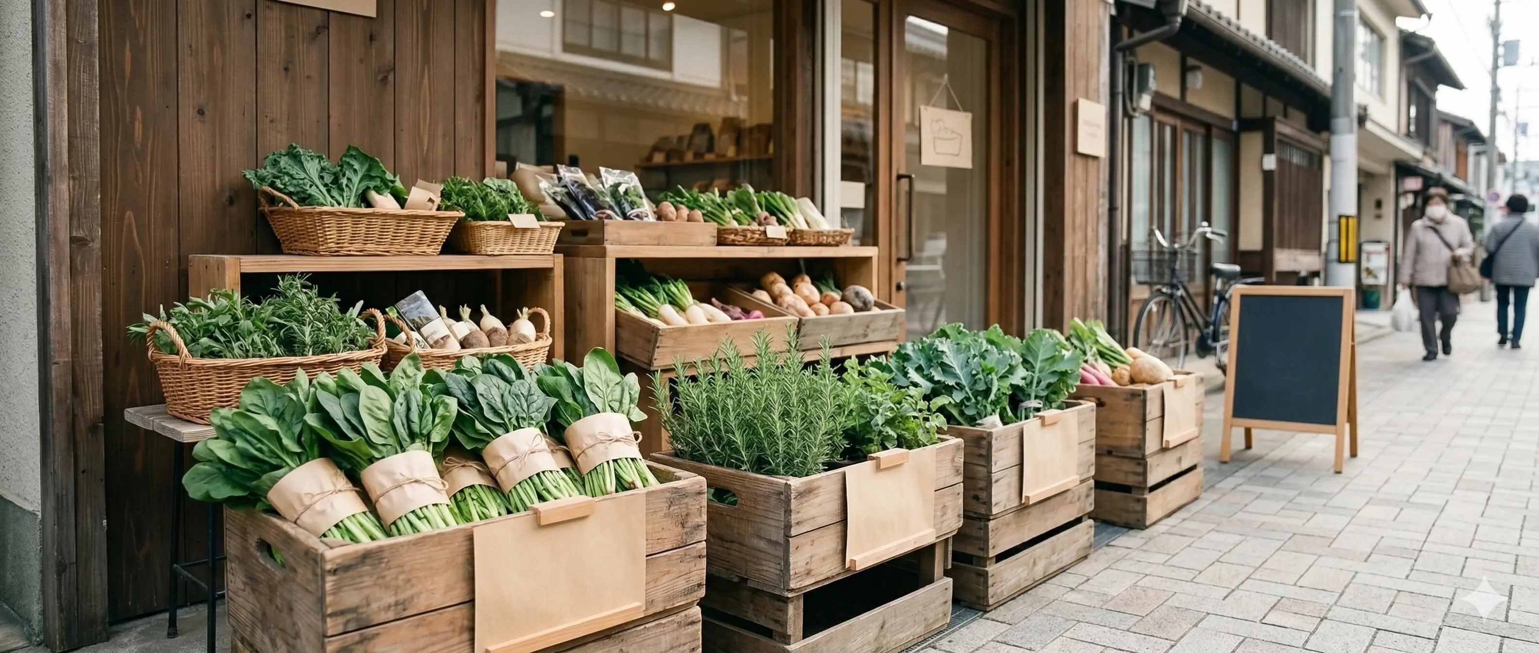 収穫や販売につながる農産物のイメージ