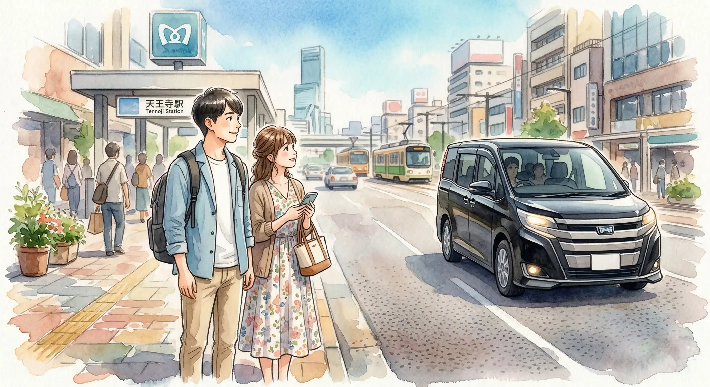天王寺駅からの待ち合わせのイメージ